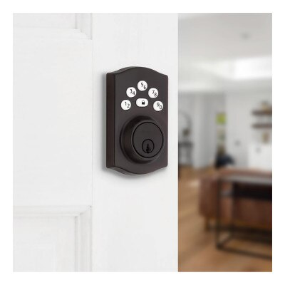 Kwikset Powerbolt 240 Traditional Keypad Electronic Lock, Venetian Bronze